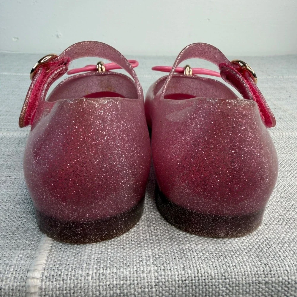 Mini Melissa Toddler Girl's 9 Sweet Love Mary Jane Ballerina Flats Jelly Shoes